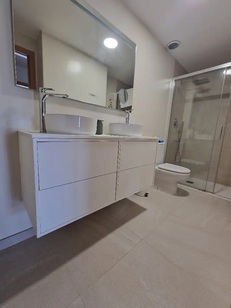 Bathroom of Duplexes for sale in Narón  with Heating, Terrace and Storage room