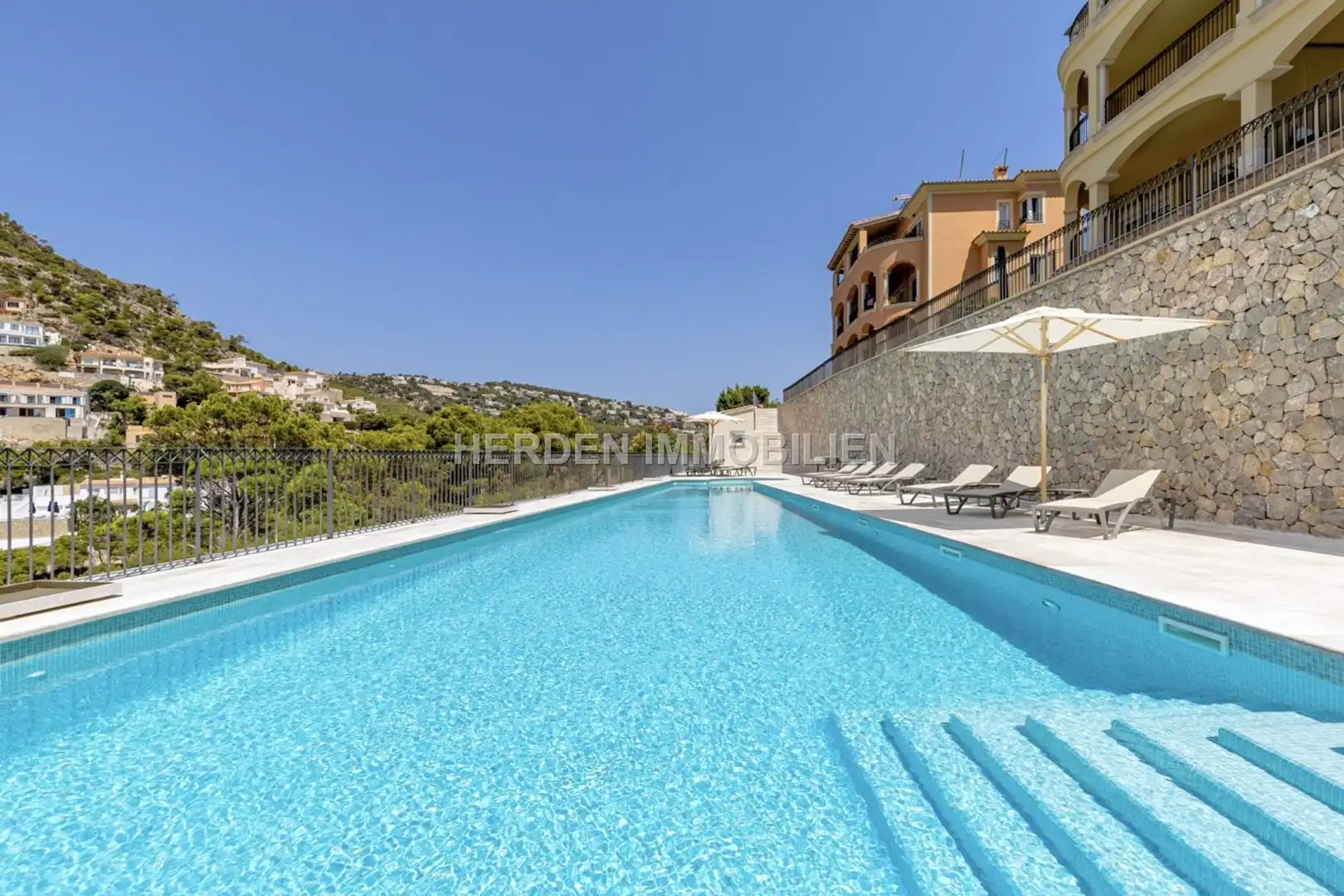 Swimming pool of Flat for sale in Andratx  with Heating, Terrace and Storage room