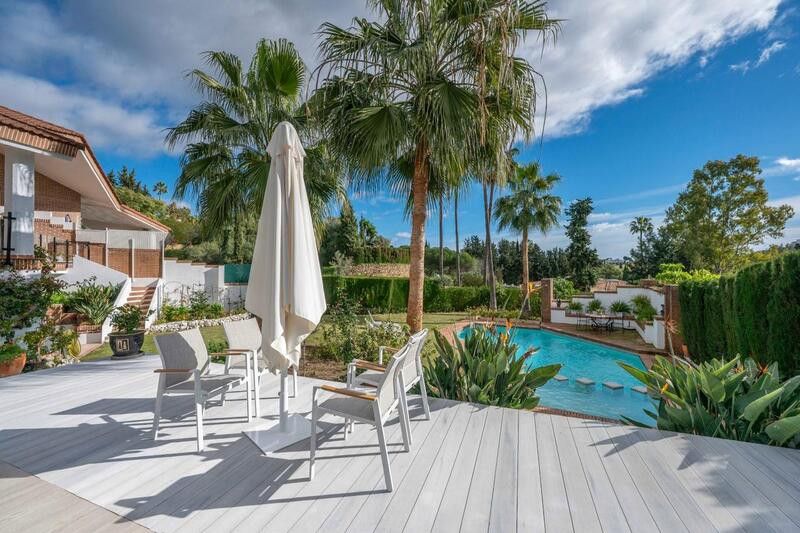Terraza de Casa o chalet de alquiler en Benahavís con Aire acondicionado, Jardín privado y Terraza