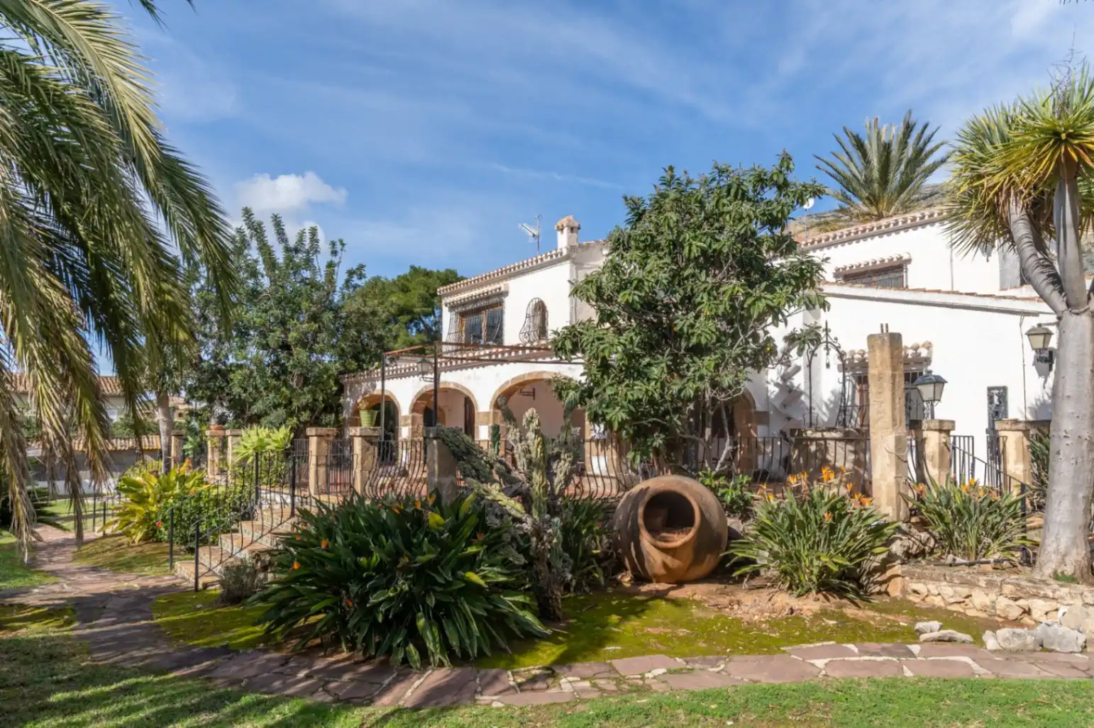 Garden of Houses for sale in Jávea / Xàbia  with Air Conditioner, Heating and Private garden