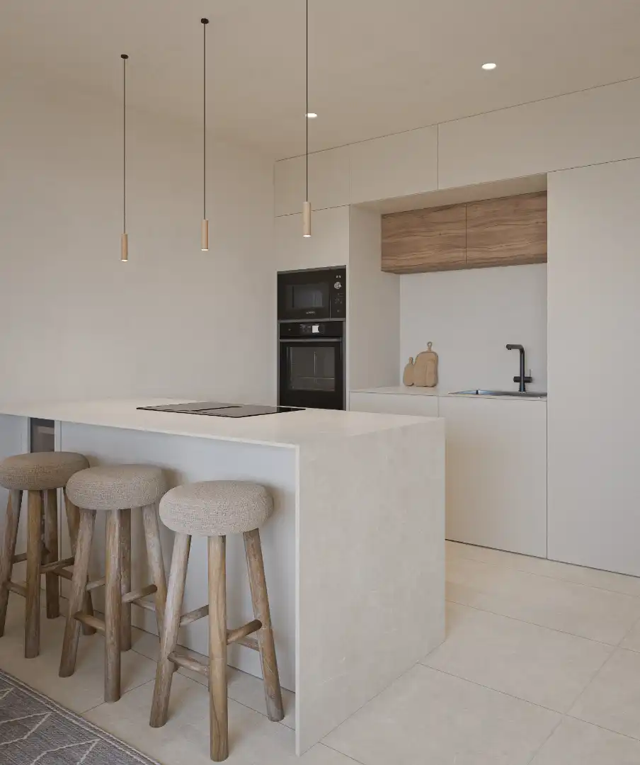 Kitchen of Apartments for sale in Cullera  with Air Conditioner, Heating and Terrace