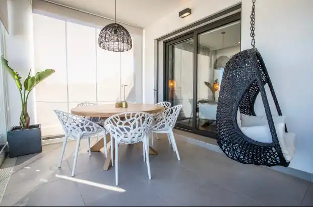 Terrace of Duplexes for rent in La Alcaidesa  with Air Conditioner, Heating and Private garden