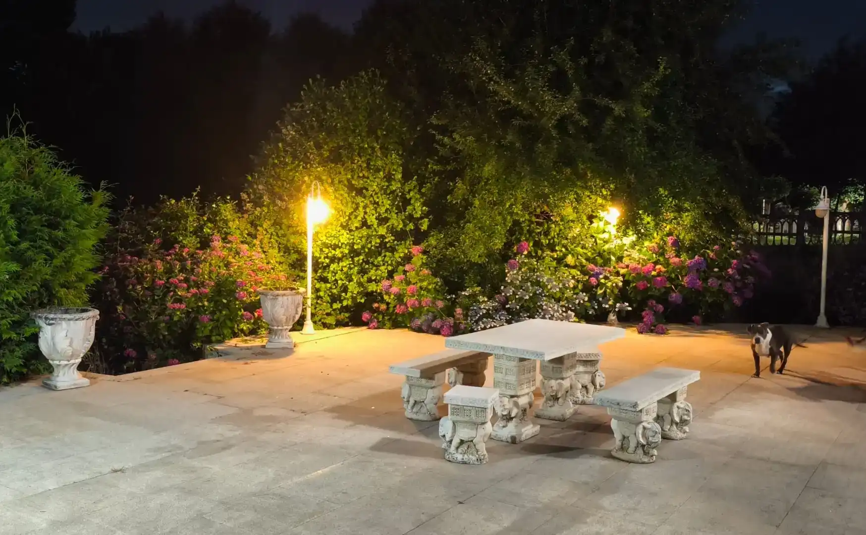 Terrassa de Casa o xalet per a compartir en Lugo amb Jardí privat, Piscina i Moblat