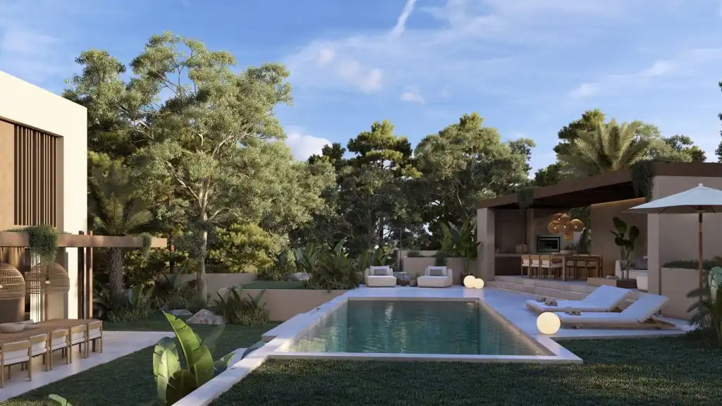 Chalet con piscina en venta en Santa Ponça