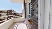 Balcony of Flat for sale in  Madrid Capital  with Air Conditioner, Heating and Private garden