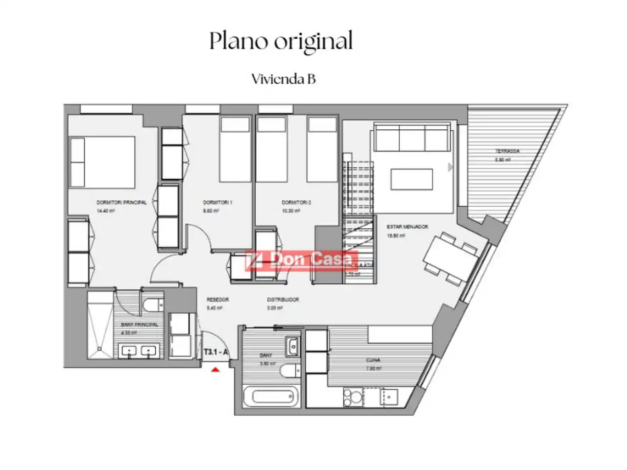 Dúplex en venta en Badalona con Terraza, Trastero y Balcón