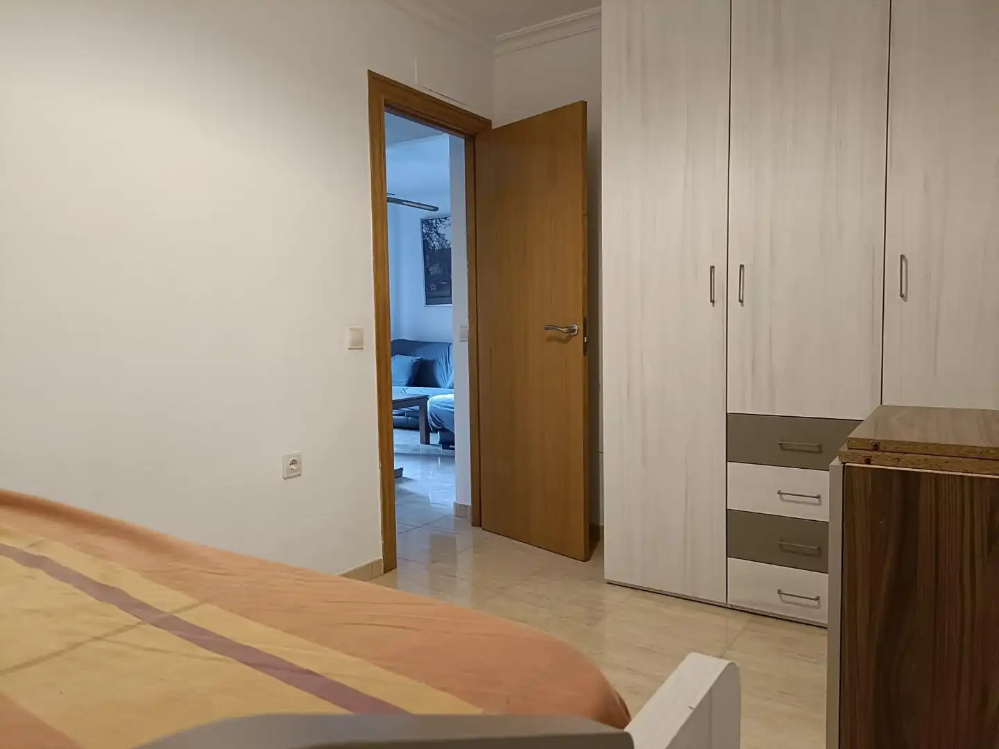 Bedroom of Flat for rent in Roquetas de Mar  with Terrace, Furnished and Community pool