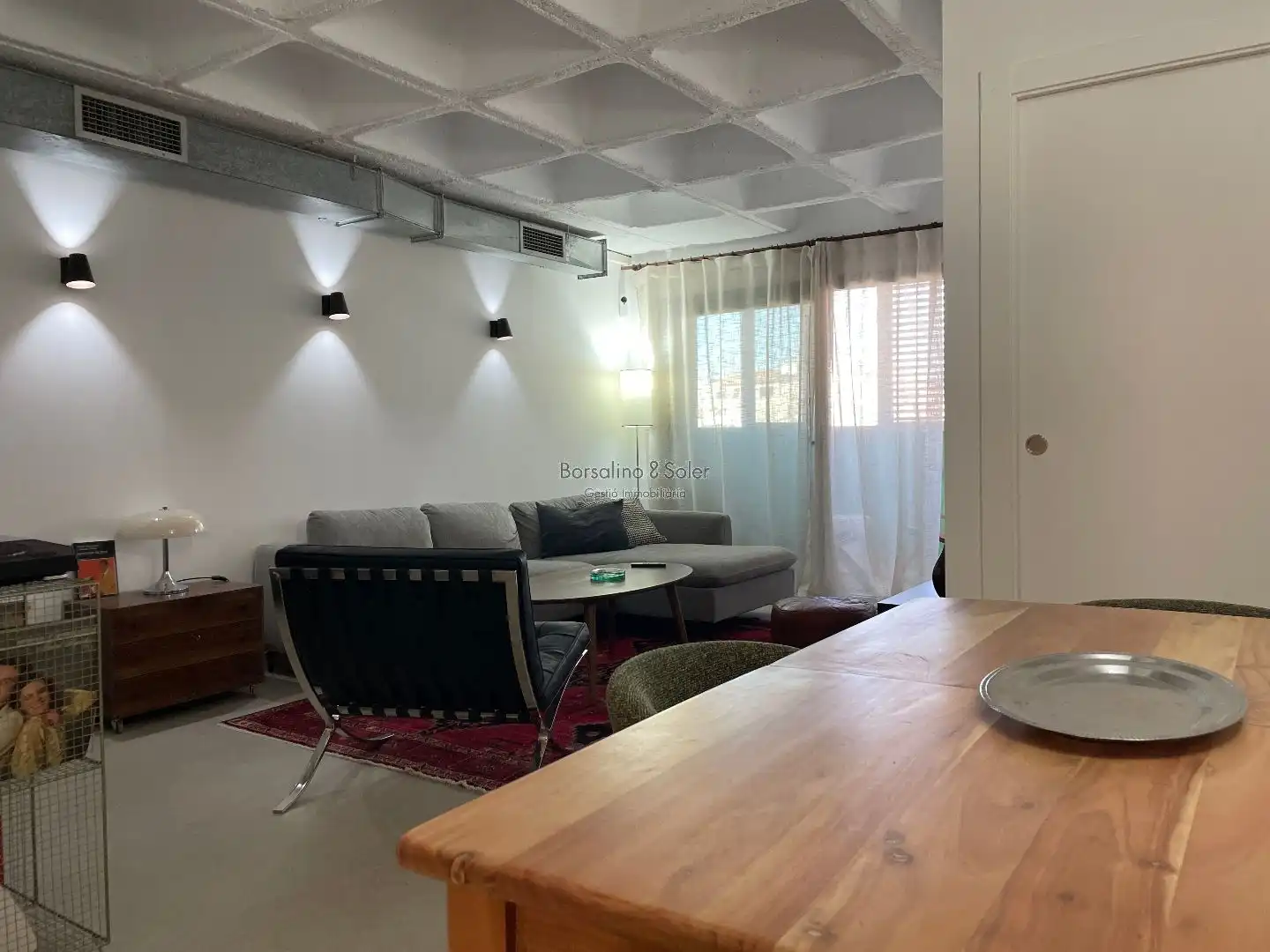 Living room of Flat for sale in Granollers  with Air Conditioner and Balcony