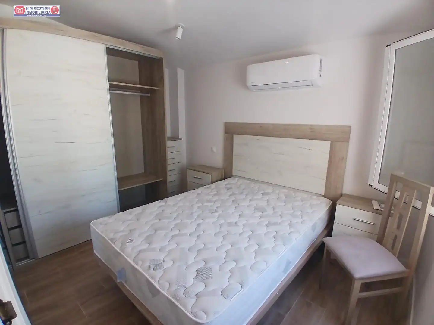 Schlafzimmer von Wohnung zur Miete in Alcázar de San Juan mit Klimaanlage, Heizung und Möbliert