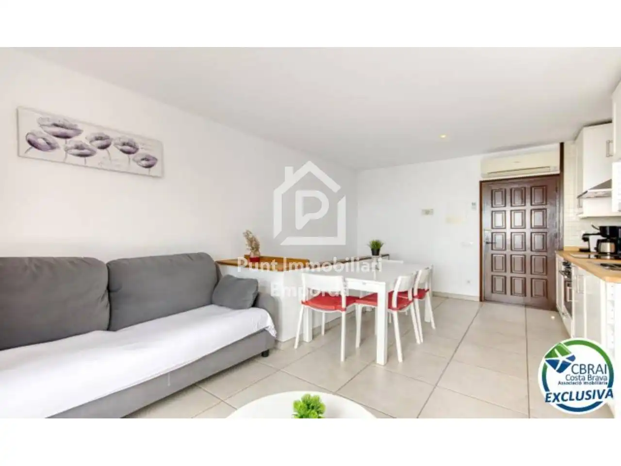 Sala d'estar de Apartament en venda en Roses amb Aire condicionat, Calefacció i Terrassa