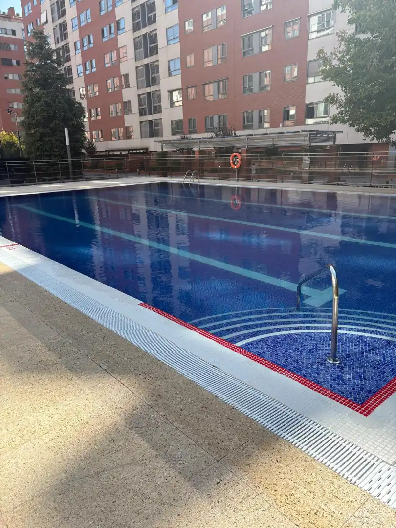 Swimming pool of Flat for rent in Madrid  with Air Conditioner, Heating and Storage room
