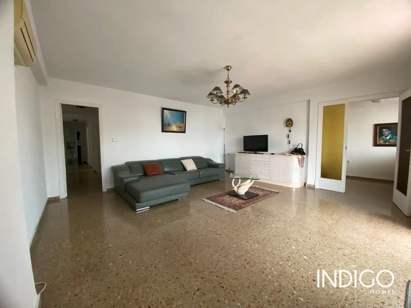 Sala de estar de Ático en venta en Alicante / Alacant con Calefacción, Terraza y Amueblado
