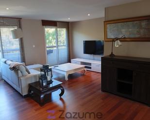 Living room of Flat to rent in Alicante / Alacant  with Heating, Parquet flooring and Furnished