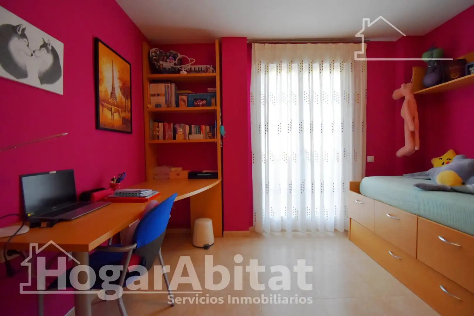 Schlafzimmer von Einfamilien-Reihenhaus zum Verkauf in Cullera mit Heizung, Terrasse und Abstellraum