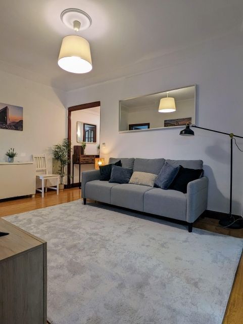 Sala d'estar de Pis de lloguer en Donostia - San Sebastián  amb Calefacció, Terrassa i Moblat