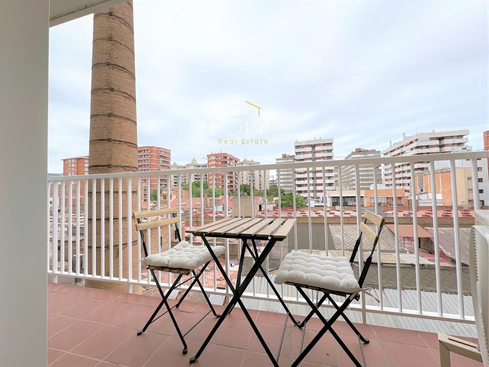 Terrace of Flat to rent in  Barcelona Capital  with Air Conditioner, Heating and Parquet flooring