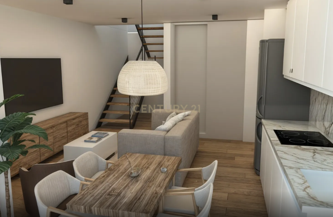 Sala de estar de Piso en venta en Badalona