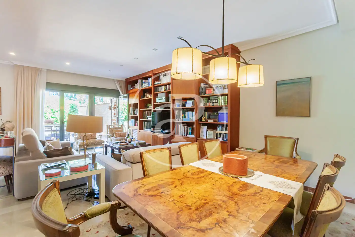 Dining room of Detached homes for sale in Madrid  with Air Conditioner, Heating and Private garden