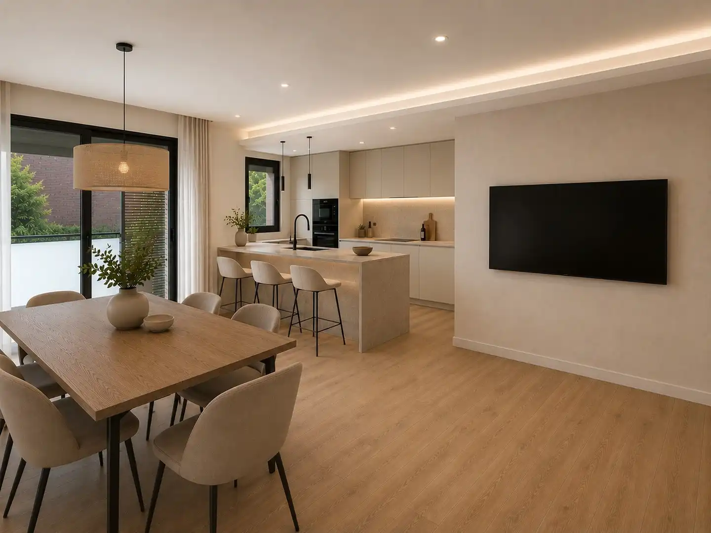 Kitchen of Flat for sale in Sant Cugat del Vallès  with Air Conditioner, Heating and Parquet flooring