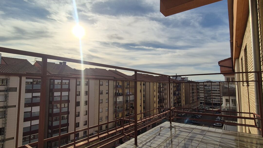 Terrace of Flat for sale in  Pamplona / Iruña  with Heating, Terrace and Storage room