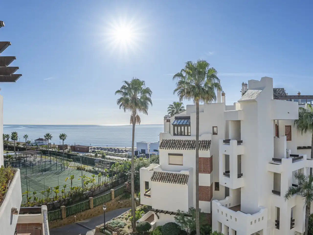 Exterior view of Duplexes for sale in Estepona  with Air Conditioner, Heating and Terrace