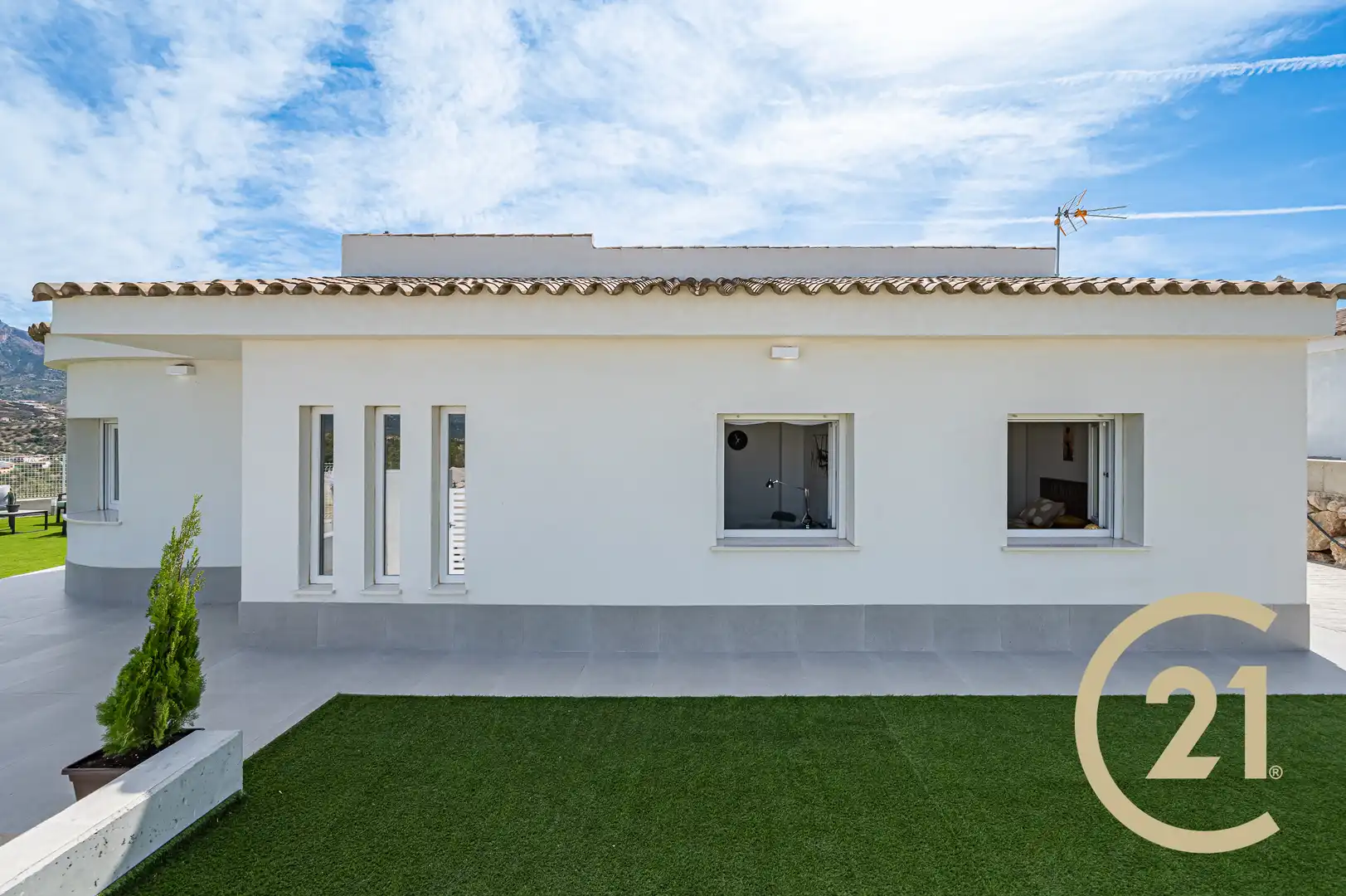 Exterior view of Houses for sale in Viñuela  with Heating, Private garden and Terrace
