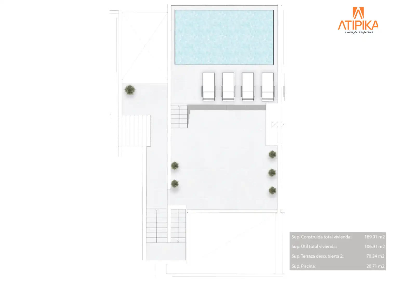 Attique avec piscine à vendre à Arenal d'en Castell, imagen 27