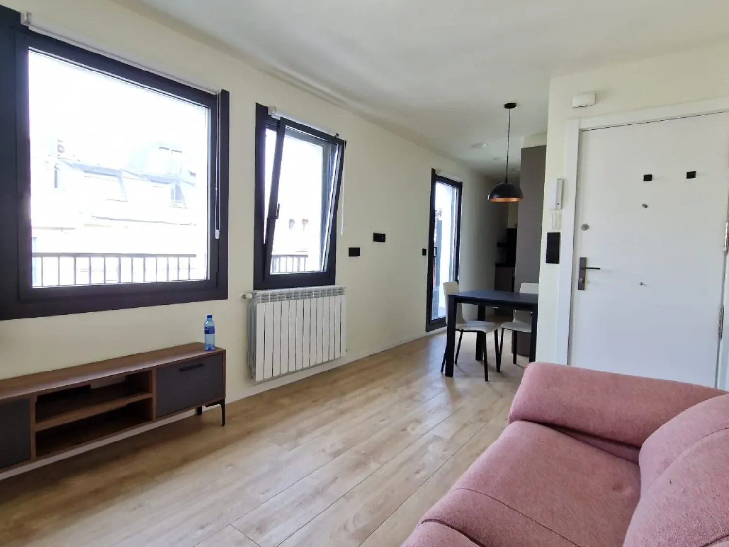 Sala d'estar de Apartament de lloguer en Donostia - San Sebastián  amb Moblat