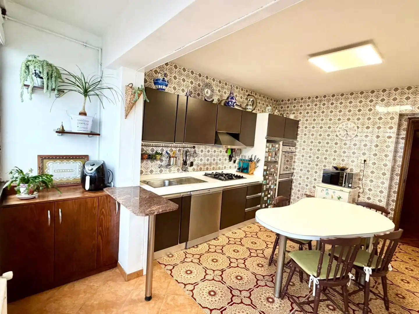 Cocina de Piso en venta en A Coruña Capital  con Calefacción, Terraza y Trastero