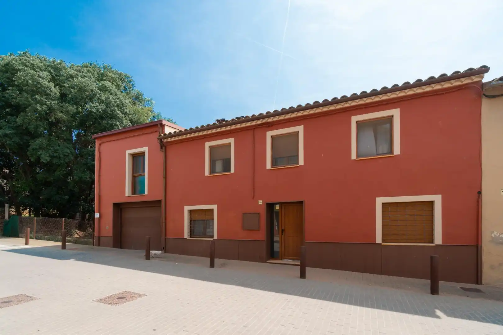 Vista exterior de Casa o xalet en venda en Forallac amb Calefacció, Jardí privat i Terrassa