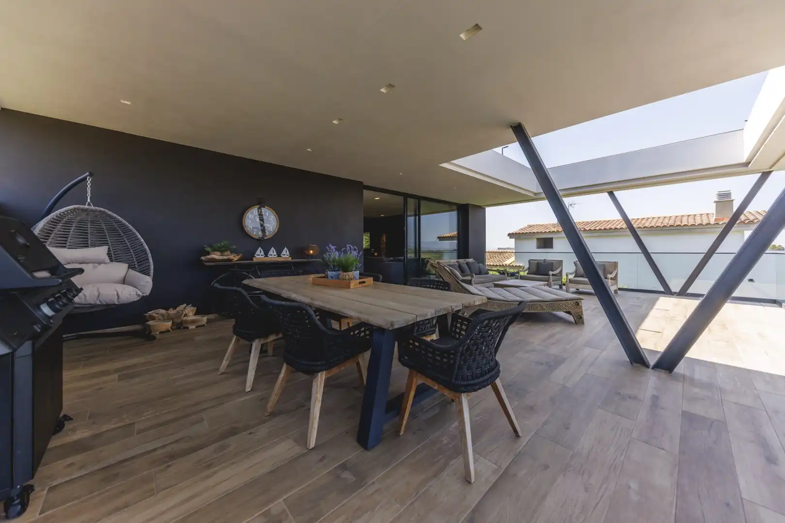 Terrace of Houses for sale in Sant Julià de Ramis  with Air Conditioner, Heating and Terrace