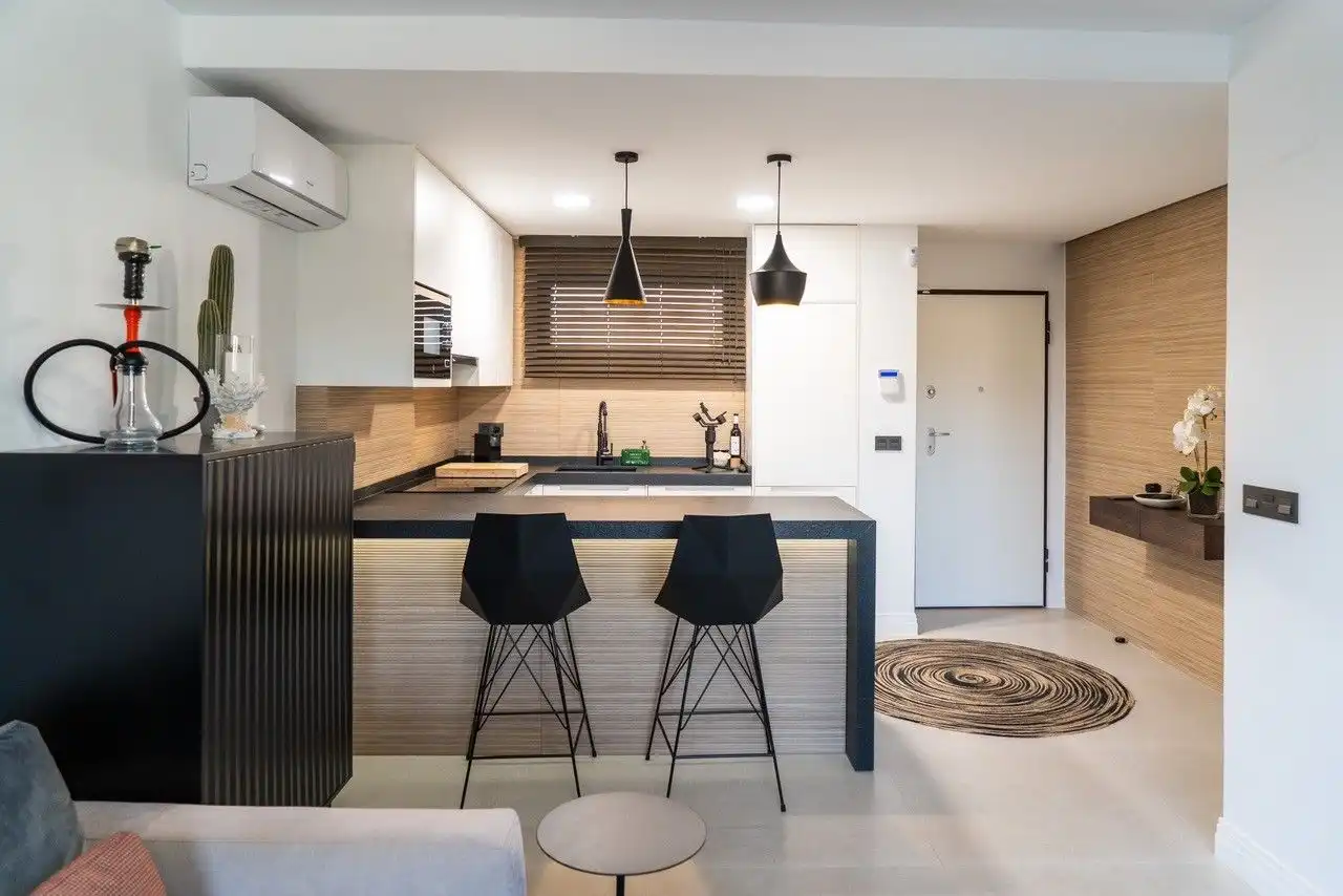 Cuina de Apartament en venda en Torrevieja amb Aire condicionat, Calefacció i Jardí privat