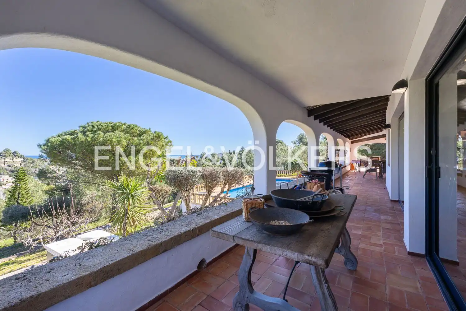 Terrace of Houses for sale in Jávea / Xàbia  with Air Conditioner, Heating and Private garden