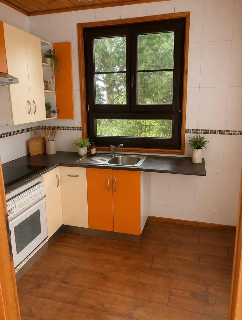 Cocina de Casa o chalet en venta en Valdeavero con Calefacción, Jardín privado y Parquet