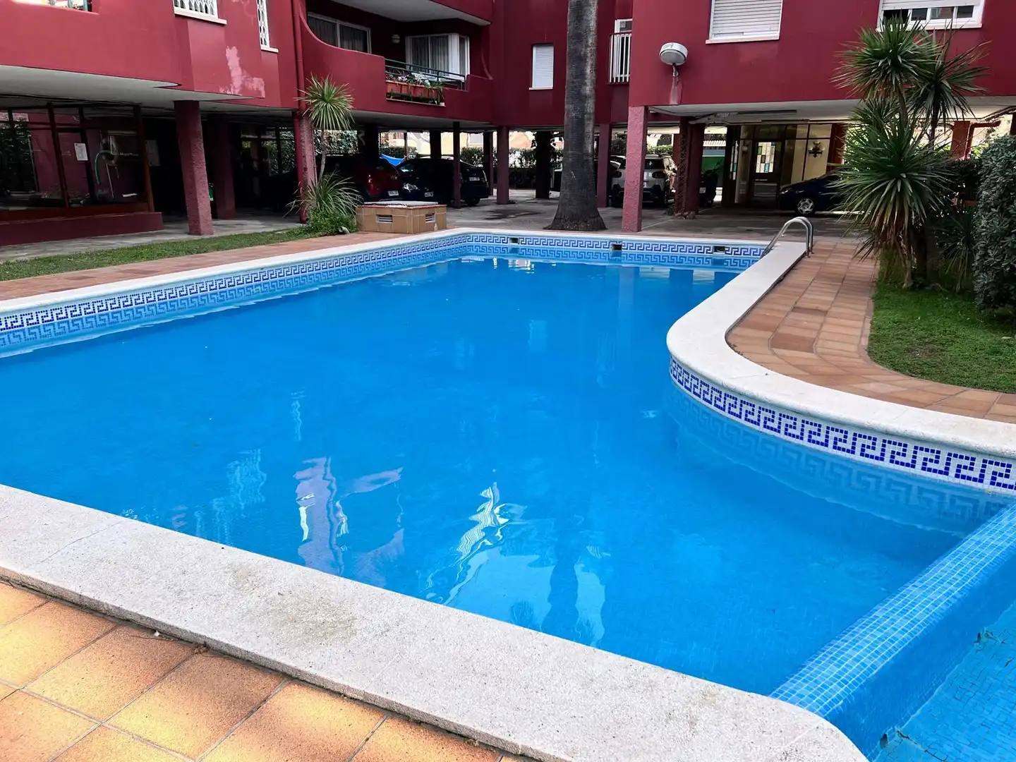 Swimming pool of Flat for sale in Castelldefels  with Private garden, Terrace and Storage room