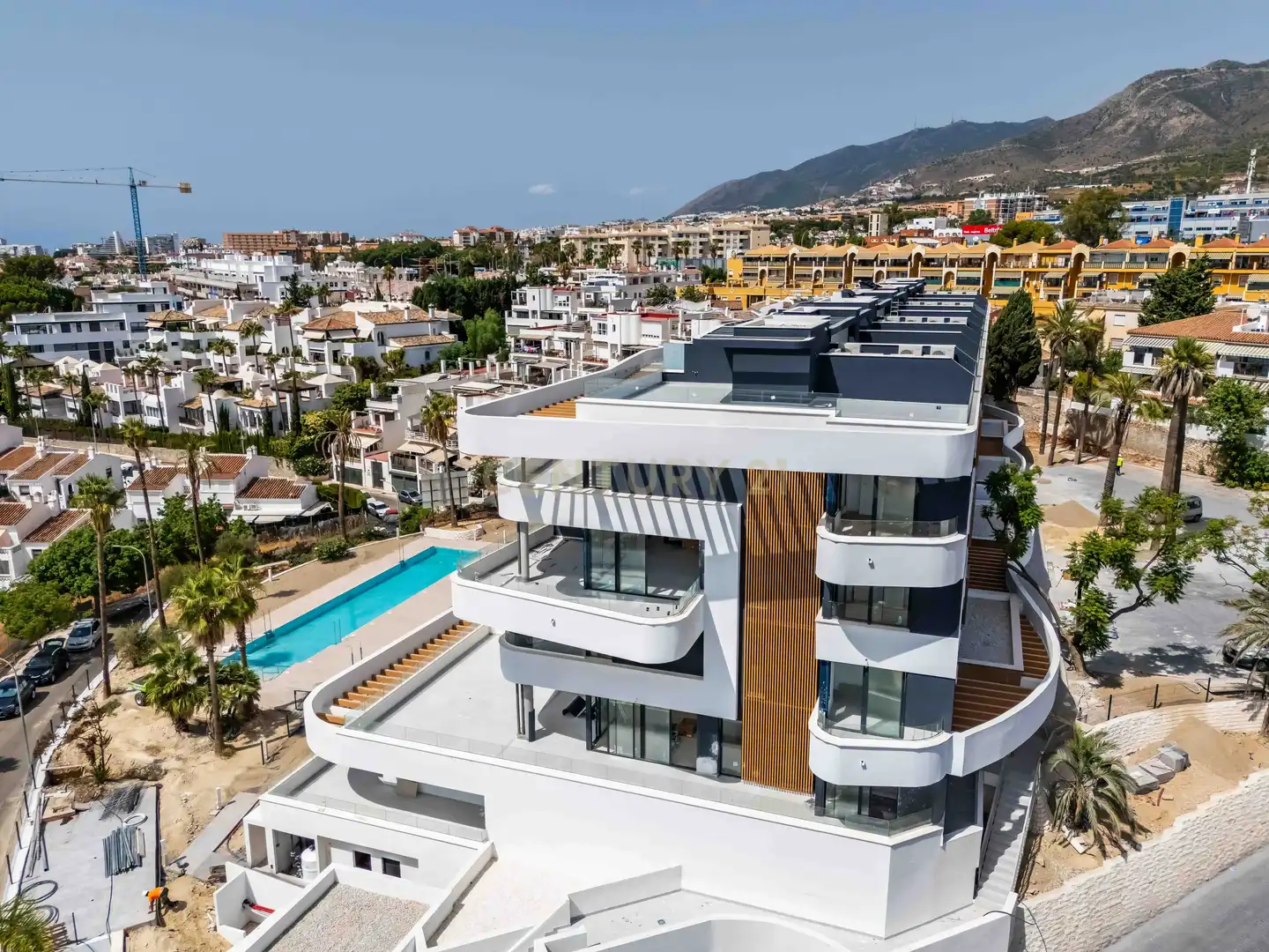 Vista exterior de Apartamento en venta en Torremolinos con Aire acondicionado, Jardín privado y Trastero