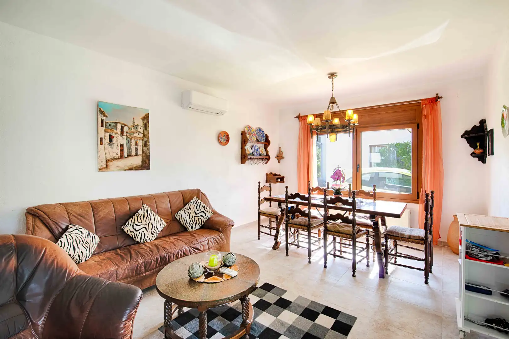 Living room of Houses for sale in Roses  with Private garden, Terrace and Furnished