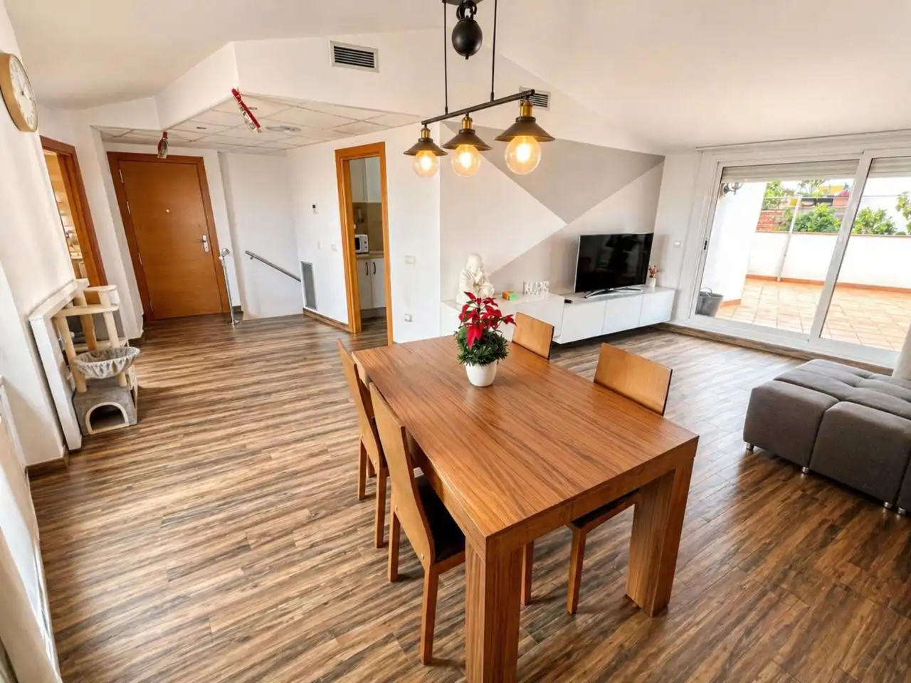 Dining room of Duplexes for sale in Malgrat de Mar  with Air Conditioner, Heating and Terrace