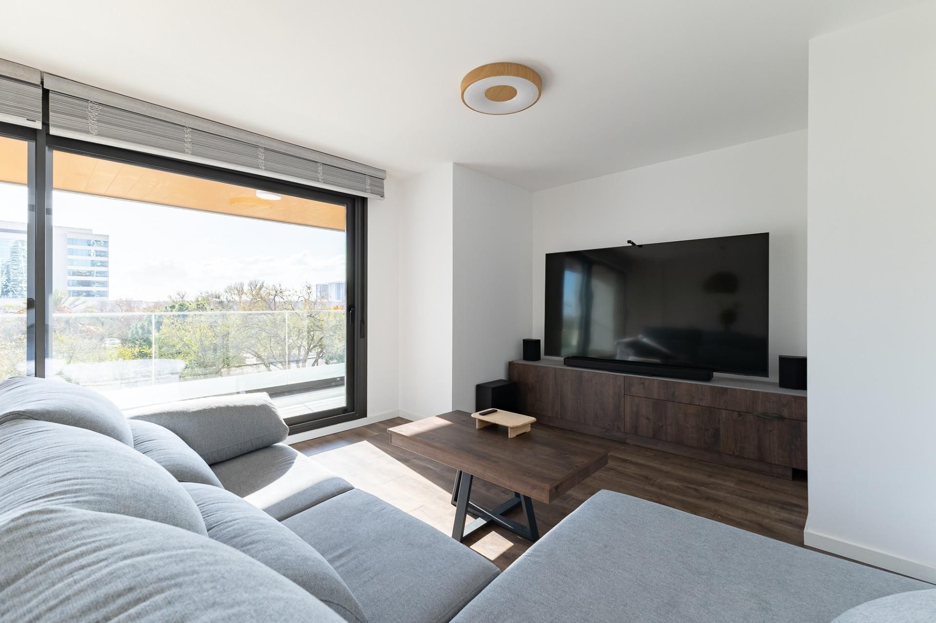 Sala d'estar de Pis en venda en  Valencia Capital amb Aire condicionat, Terrassa i Traster