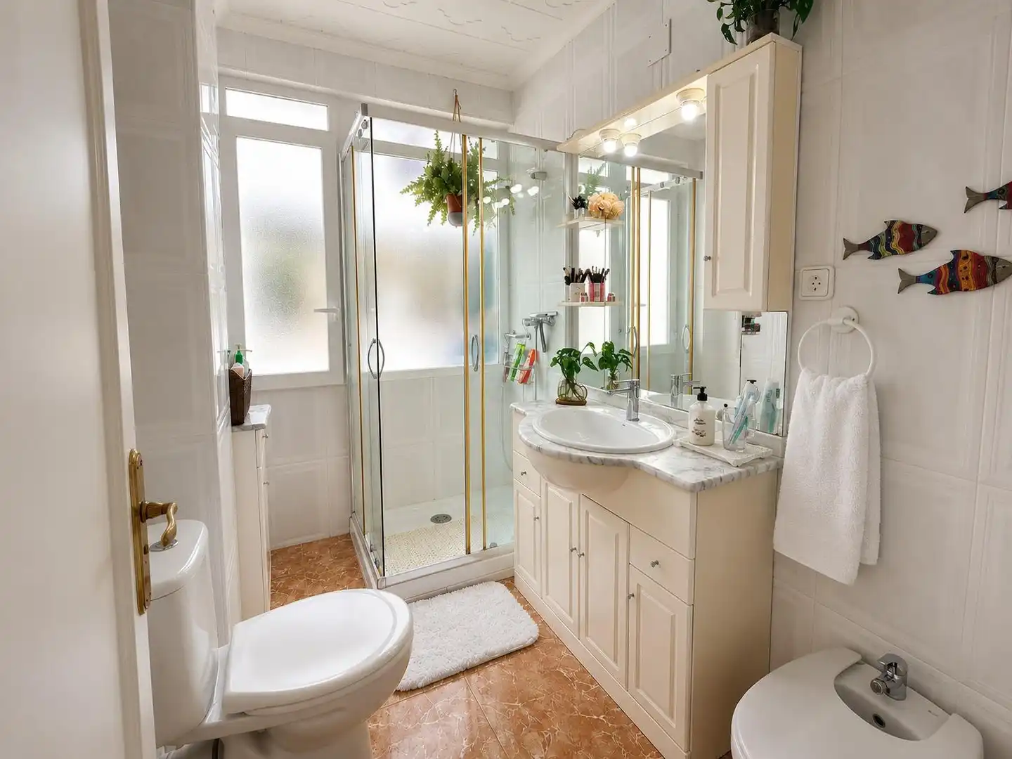 Bathroom of Flat for sale in Alicante / Alacant  with Air Conditioner, Heating and Furnished