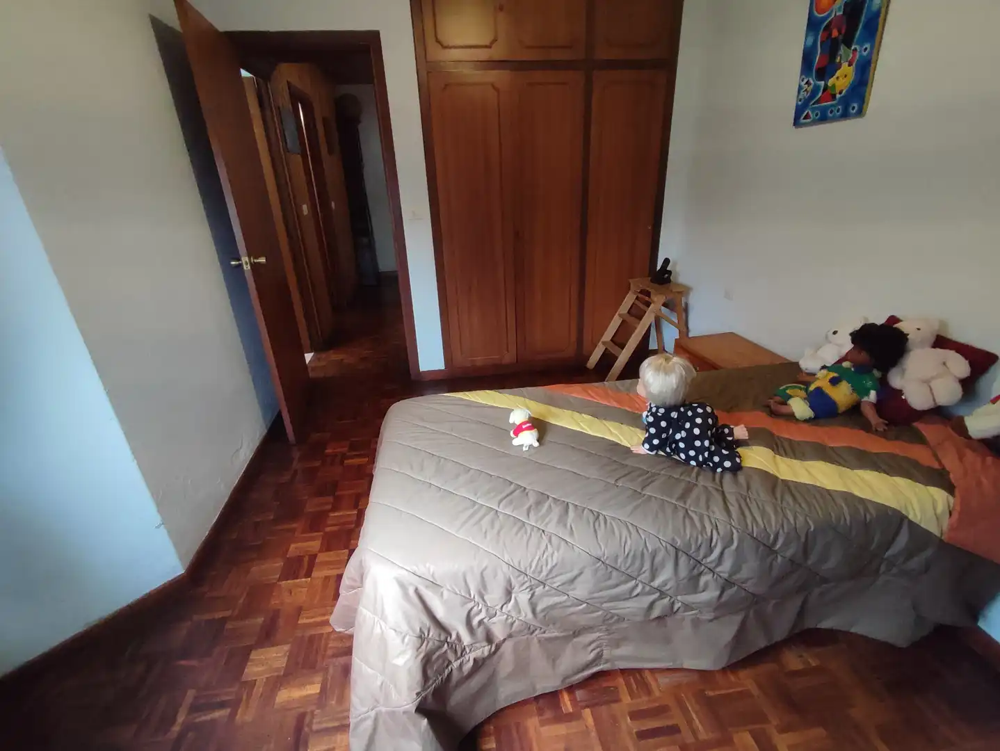 Bedroom of Detached homes for rent in Oleiros  with Parquet flooring, Terrace and Furnished