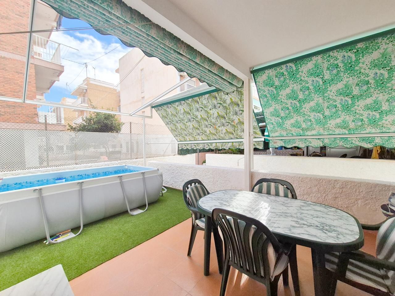 Terrassa de Casa adosada de lloguer en Santa Pola amb Aire condicionat, Terrassa i Moblat
