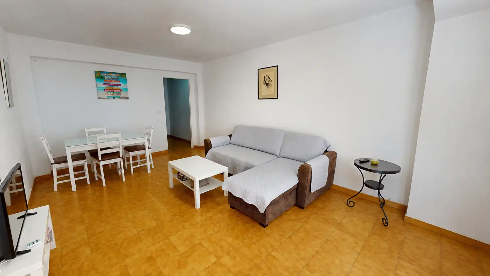 Living room of Flat for sale in Sant Joan d'Alacant  with Air Conditioner and Balcony