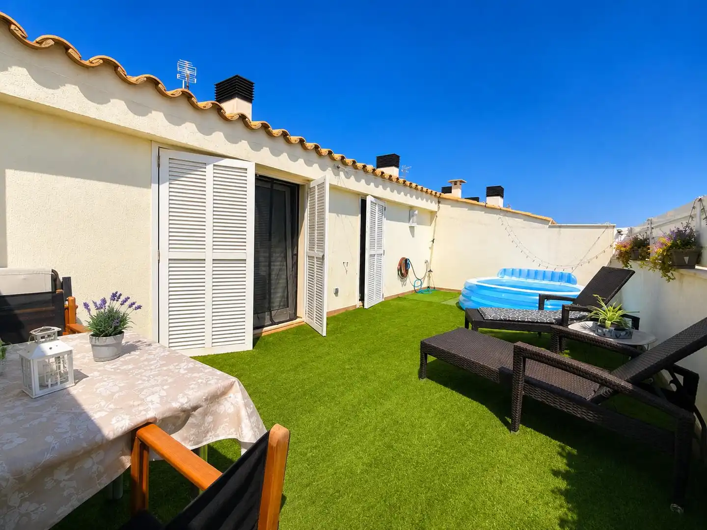 Terrassa de Dúplex en venda en Ciutadella de Menorca amb Aire condicionat, Calefacció i Jardí privat