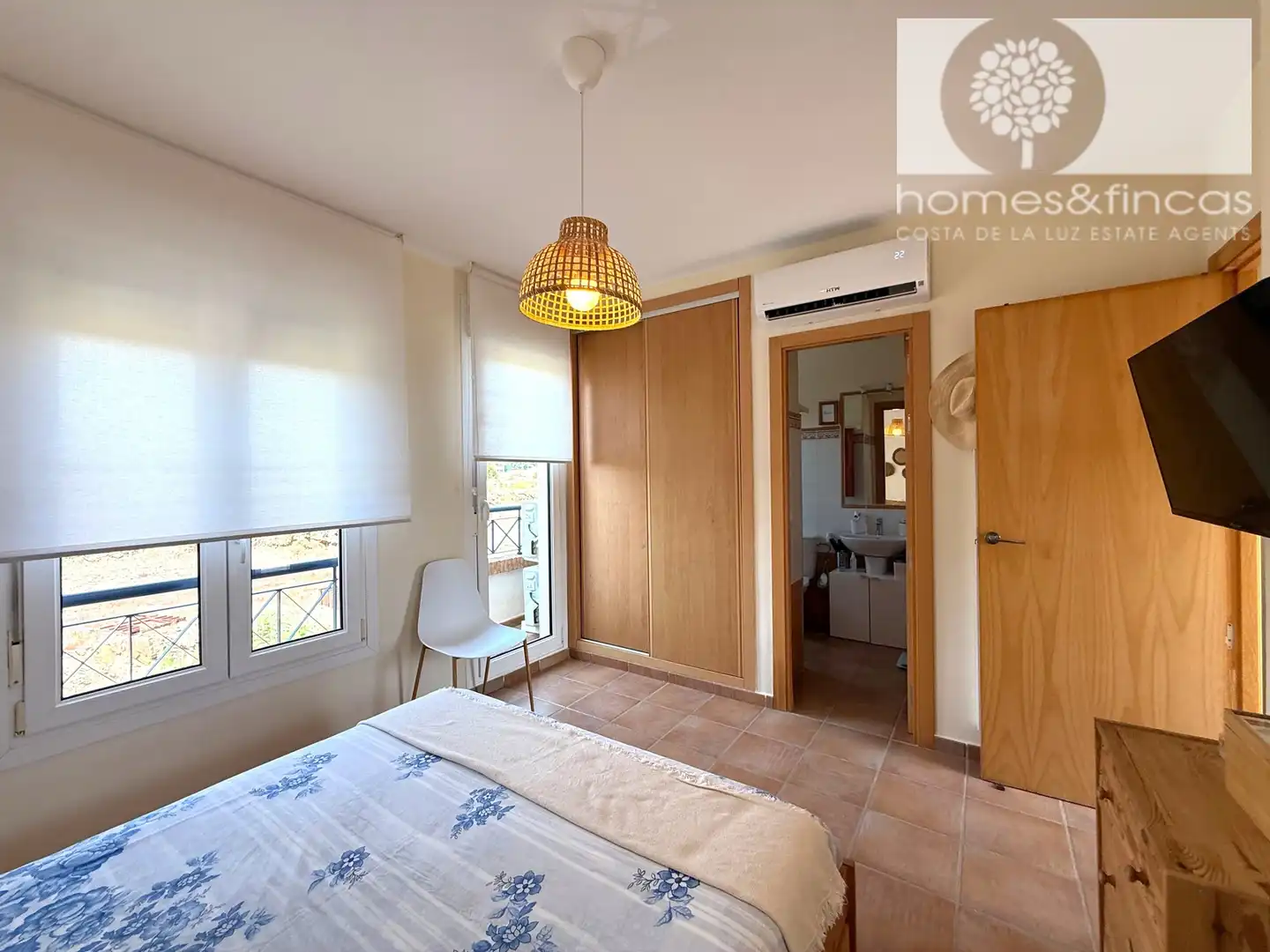 Bedroom of Houses for sale in Ayamonte  with Air Conditioner, Terrace and Furnished