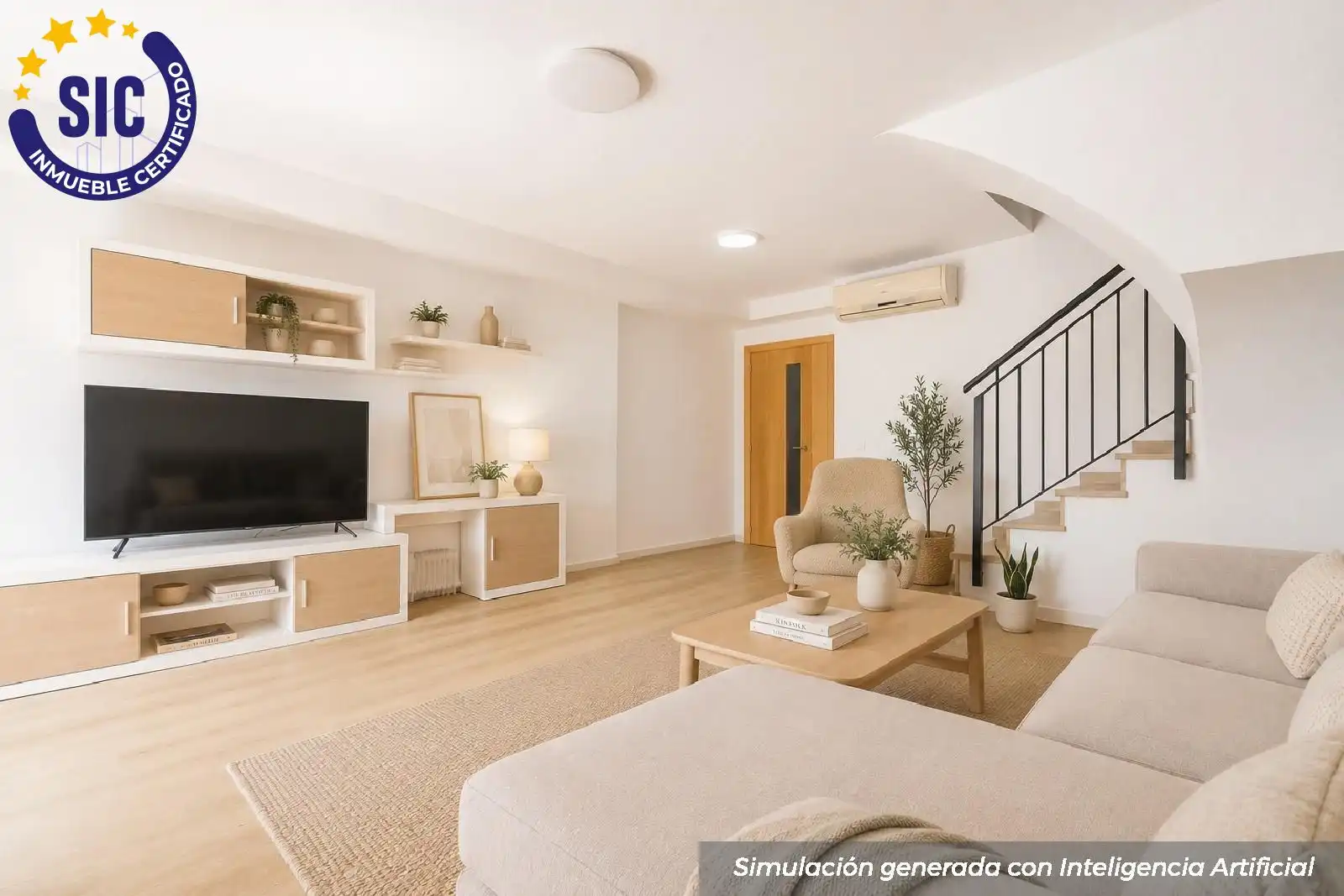 Sala d'estar de Àtic en venda en Riba-roja de Túria amb Aire condicionat, Calefacció i Terrassa