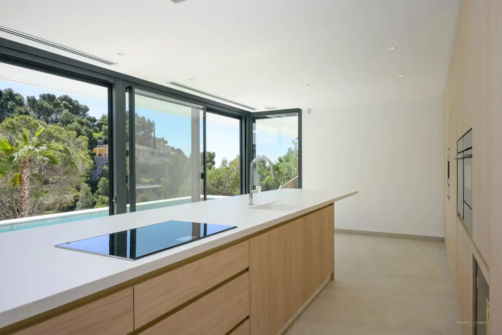 Cocina de Casa o chalet en venta en Altea con Aire acondicionado, Jardín privado y Terraza