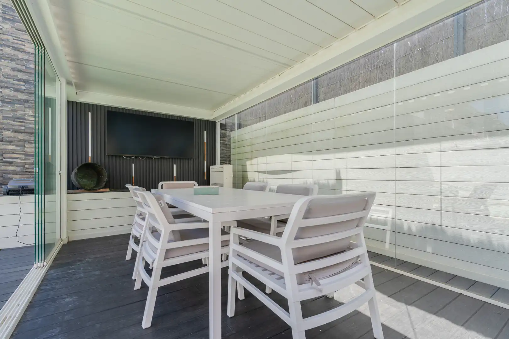 Terraza de Casa adosada en venta en Sant Quirze del Vallès con Aire acondicionado, Calefacción y Jardín privado
