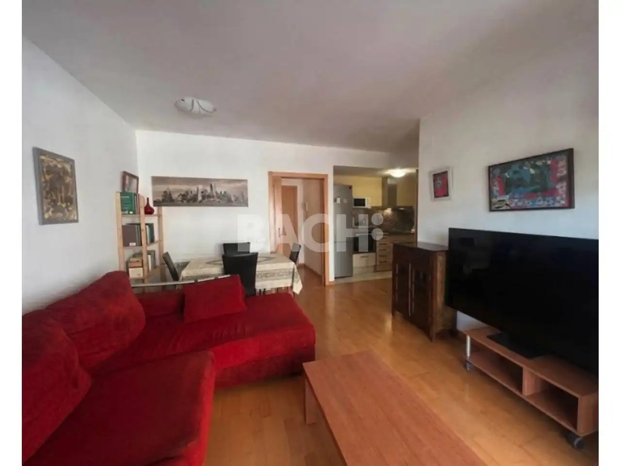 Living room of Flat for sale in Vic  with Heating, Parquet flooring and Balcony