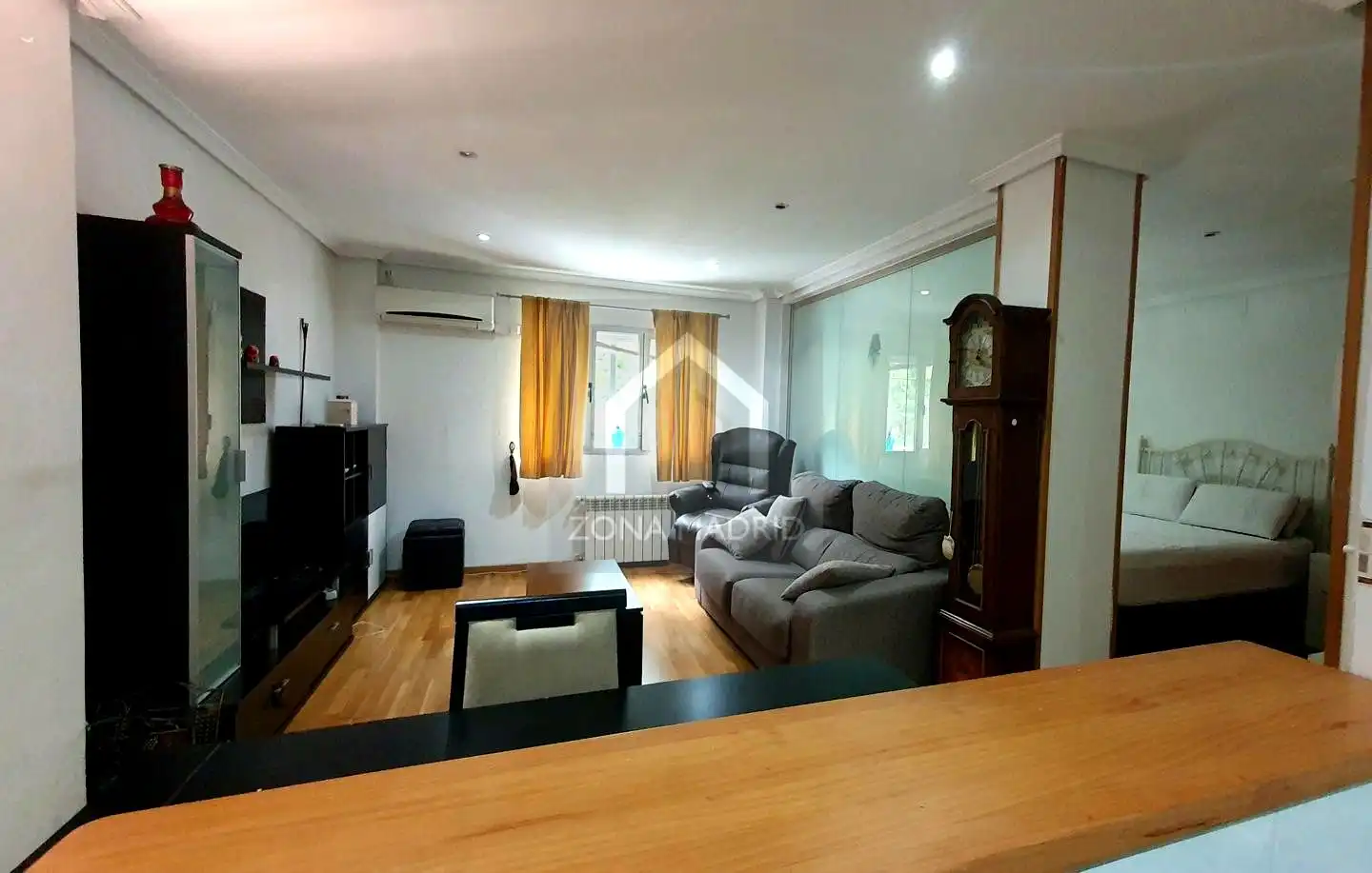 Wohnzimmer von Wohnung zur Miete in Madrid mit Klimaanlage, Heizung und Parkett
